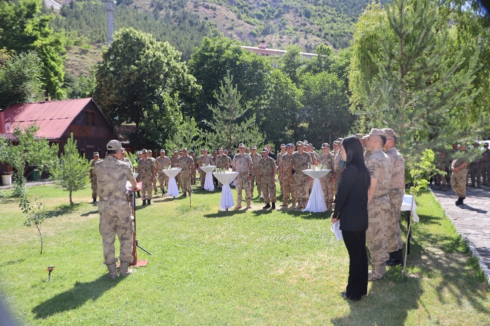 Gümüşhane İl Jandarma Komutanlığı Atamalı  Personel  Veda Töreni.